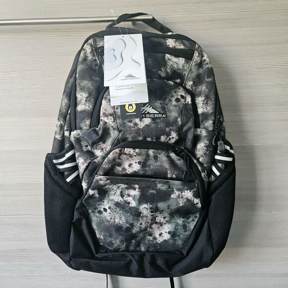 High Sierra Swoop SG Backpack 17" Laptop Pocket, Camo New w/tags - Picture 4 of 16